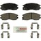 Bosch Blue Disc Brak Disc Brake Pads, Be484H BE484H - alternate 2